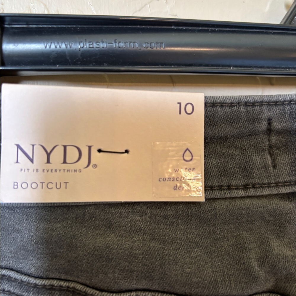 NYDJ Castle Hill Ankle Length Barbara Bootcut Gray Jeans Women's Size 10 New - Picture 3 of 7